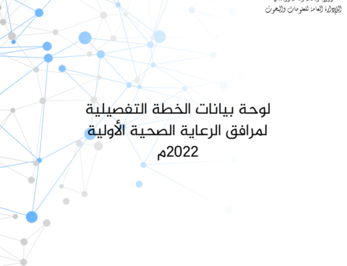 لوحة بیانات الخطة التفصیلیة لمرافق الرعایة الصحیة الأولیة 2022م