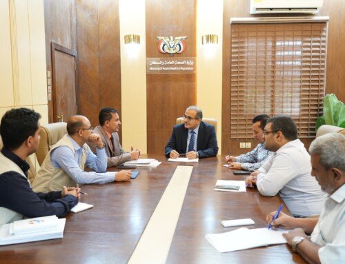 وزير الصحة يطّلع على تقرير النزول الإشرافي لمشروع تحسين فرص الحصول على الأدوية