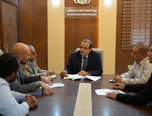 وزير الصحة يبحث مع منظمة الصحة العالمية مشروع تطوير فرق الطوارئ الطبية الوطنية